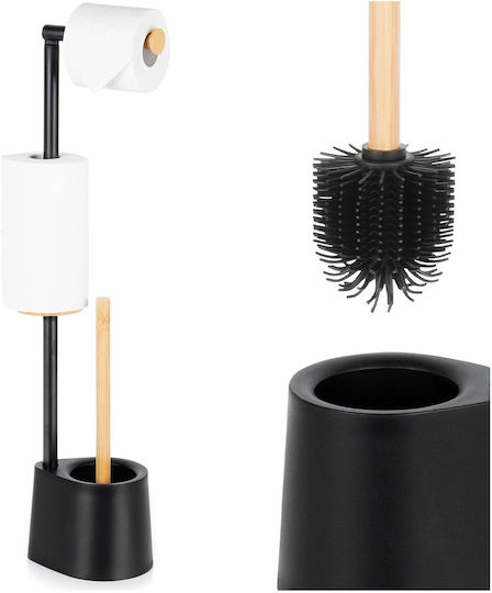 Vilde Bathroom Accessory Set Plastic Black