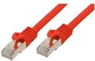 Shiverpeaks S/FTP Cat.7 (10Gbps) Καλώδιο Δικτύου Ethernet 0.5m Κόκκινο