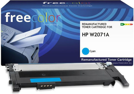 Freecolor Kompatibler Toner für Laser Drucker HP Hp W2071a 1000 Seiten Cyan mit Chip