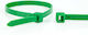 WKK Legături Cablu Din Plastic Verde Culoare Full Face 100 Bucăți 110226571