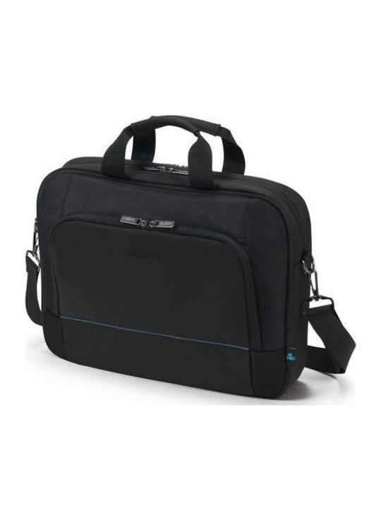 Dicota Top Traveller Τσάντα Ώμου / Χειρός για Laptop σε Μαύρο χρώμα