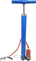 Avizar Mini Manual Air Pump Bicycle 120 Psi Multi Valve Blue