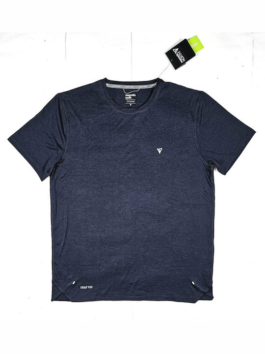 Magnetic North T-shirt Navy Blue Melange 61033