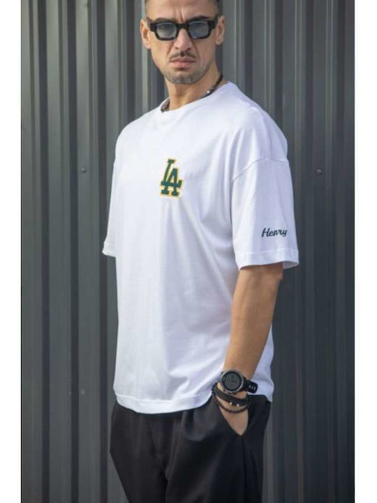 Henry Clothing Αθλητικό T-shirt White 7020