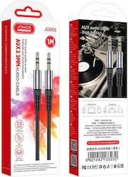 Jokade 3.5mm Jack Cable Male - 3.5mm Jack Male Black Jokade 3.5mm Jack Cable Male - 3.5mm Jack Male Black