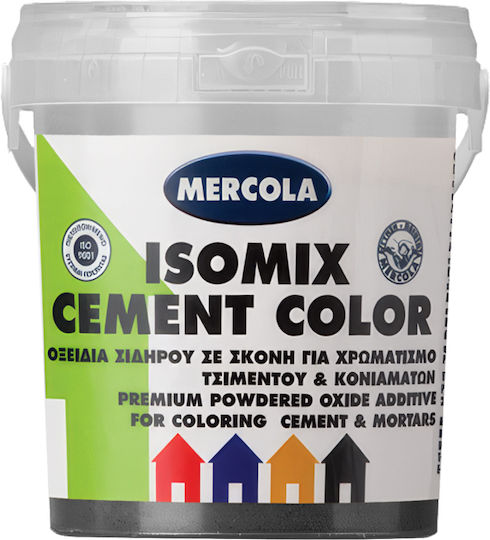Iron Oxide Pigment Powder Form for Coloring Concrete and Cement Mortars Black 400gr Mercola Isomix Cement Color 01789