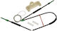 Bmw 5 E39 95-04 Rear Left Electric Window Regulator Repair Kit