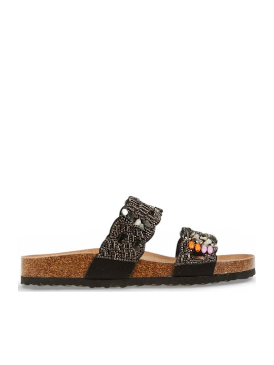 Women's Flat Sandals Black