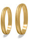 Savvas Design Eheringe aus Gelb Gold 14K Set
