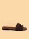 Attrattivo Damen Flache Sandalen Braun