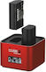 Hahnel Double Battery Charger Compatible with Canon