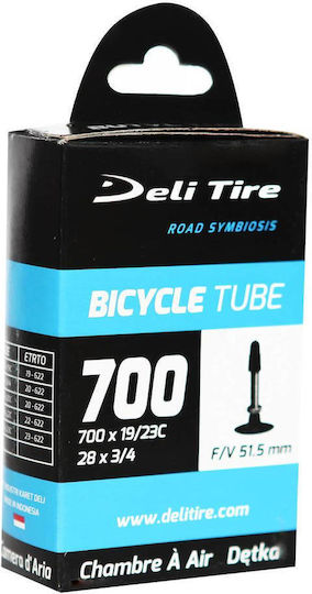 Велосипедна Гума 700x19/23c Fv 51.5mm Кутия Deli