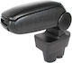 Peugeot 207 2006 Auto-Armlehnenkonsole Schwarz Eco-Leder + Installationskit