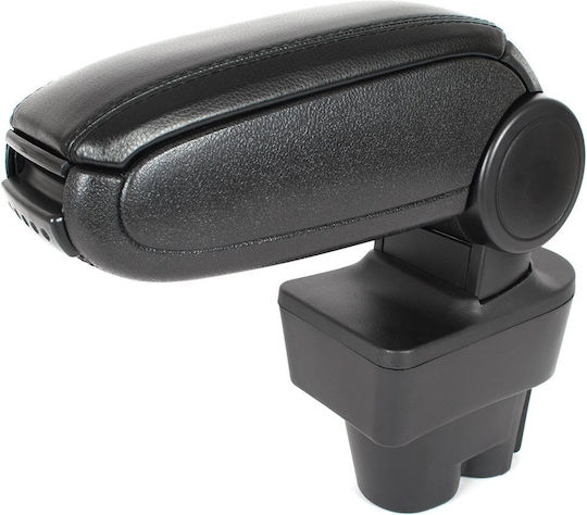 Peugeot 207 2006 Auto-Armlehnenkonsole Schwarz Eco-Leder + Installationskit