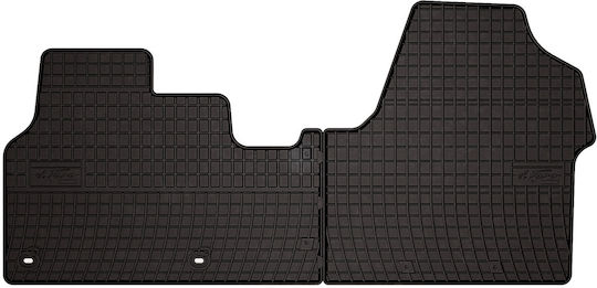 Rubber Car Mats Opel Vivaro C Van 2019 Black Fitted