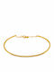 Kaloustian Women's Gold 9K Handcuff Bracelet with Zircon