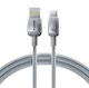Baseus USB 2.0 Кабел USB-C Мъжки - USB-A 100W Сребрист 1m E0420802