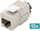 Digitus Cheie De Boltă Cat Rj45 Cat 6a 12 Bucăți Dn-93617-12