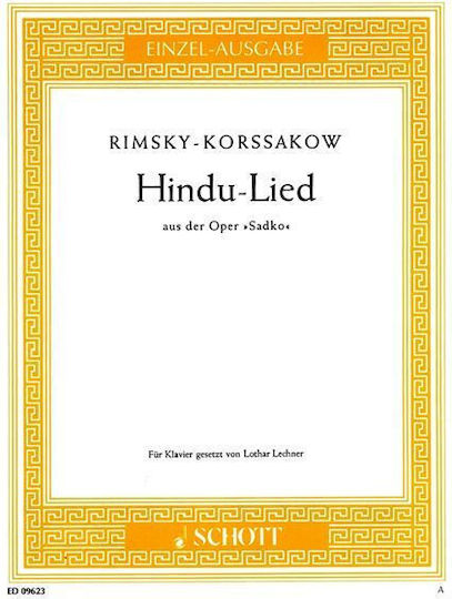 Nikolai Rimsky-korsakov Hindu Lied Σόλο Πιάνο