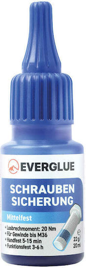 Everglue Threadlocker Μέτριας Αντοχής Σπειρώματα Έως M36 22g