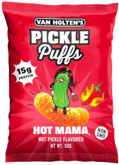 Van Holten's Hot Mama Pickle Puffed Snack 90g