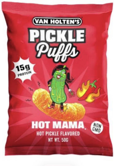 Van Holten's Hot Mama Pickle Puffed Snack 90g