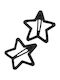 Set Kids Hair Clips with Black Bobby Pin 2 Pieces