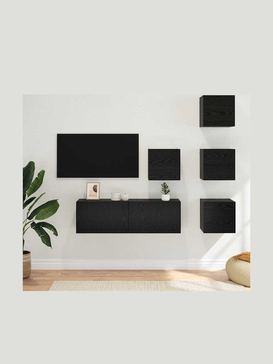 Wohnzimmer TV-Einheit Schwarze Eiche M100xB30xH...