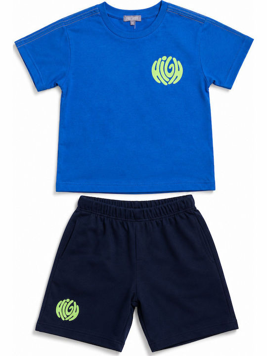 Kids Set with Shorts Summer 2 Pieces Blue