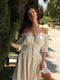 Mini Damenkleid Ecru