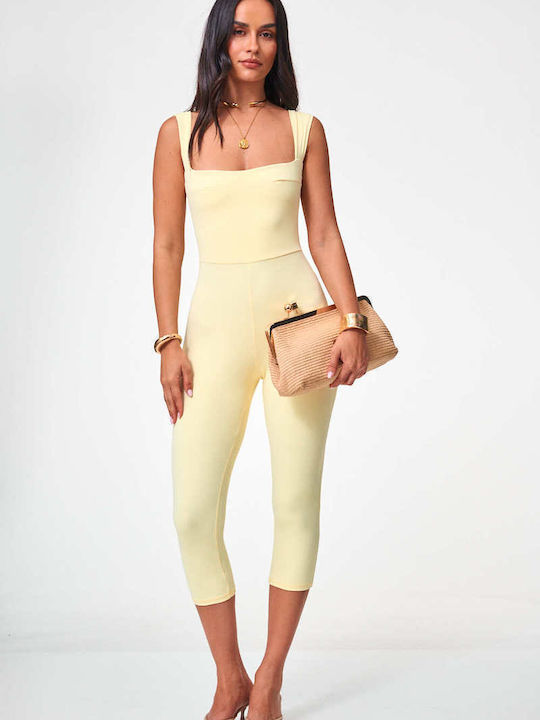 Decoro Women's Yellow One-piece Jumpsuit
