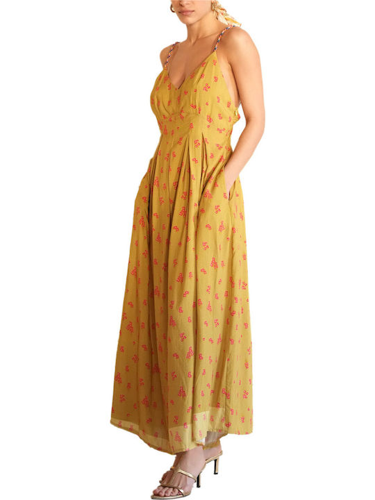 Madame Shou Shou Ολόσωμη Φόρμα Mustard