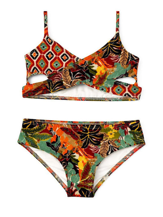 SugarFree Kids Bikini Swimsuit Brown