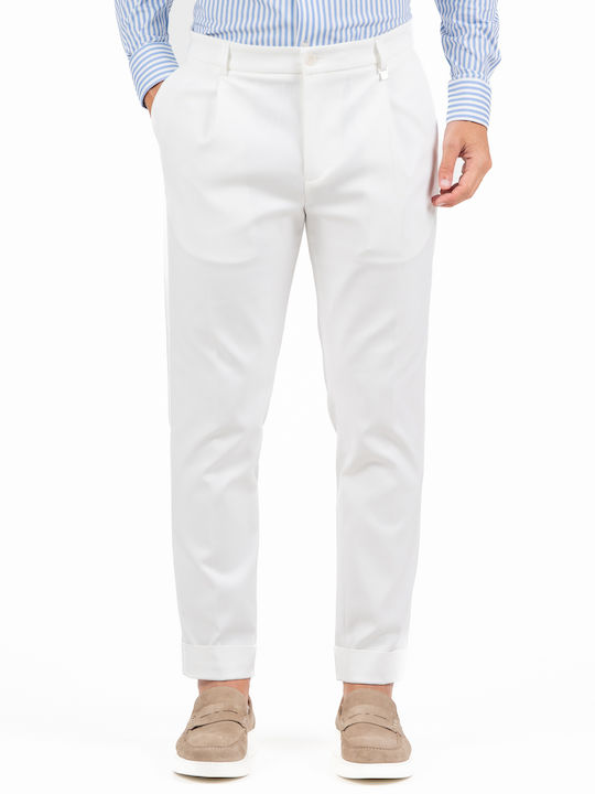 Vittorio Artist Trousers White