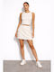 Women's High Waist Skort White
