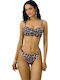 Set Bikini Push Up Brazil Animal Print Animal Print