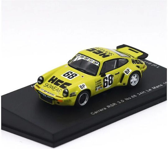Model Mașină Porsche 911 Carrera RSR 3.0 Nr 68 24 Orele De Le Mans 1975 Scara 1:64 Spark