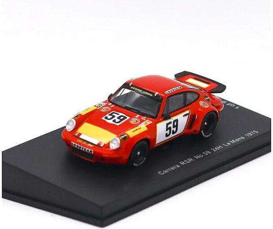 Model Mașină Porsche 911 Carrera RSR Nr 59 24 Orele De Le Mans 1975 T Schenken H Ganley Scara 1:64 Spark