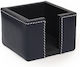 Bagcity Cube of Memo Pads Blue Leather 10myqg08 1008-03