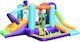 Homeone Inflatable Jump Arena with Trampoline and Slide for Ages 3-8