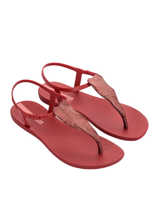 Damen Zehentrenner in Rot Stil