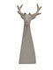 Mondeer Коледна Фигура Северен Елен 10x8 5x18 5см Алуминий Бял Текстуриран C539365