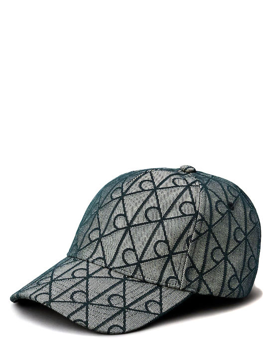 Calvin Klein Twill All Over Print Cap Men Calvin Klein Black Beige Lv04d5125g-7ul
