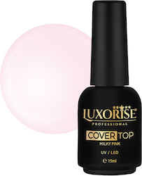 Cover Top Coat Milky Pink Luxorise 15ml Cover Top Coat Milky Pink Luxorise 15ml