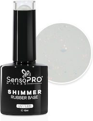Shimmer Rubber Base Sensopro Milano #17 Glimmer...