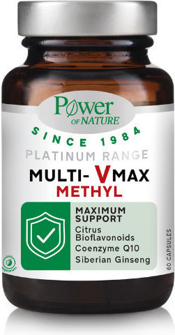 Power Health Platinum Range Πολυβιταμίνη για Ενέργεια Εσπεριδοειδή 60 κάψουλες