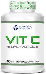 Scientiffic Nutrition Vitamin C + Βιταμίνη 1000mg Citrus 100 ταμπλέτες