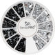 Dynasty Black Silver Nail Rhinestones Sensopro Milano Rhinestone Carousel