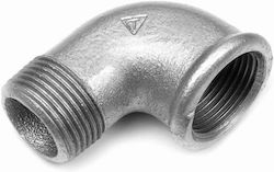 Galvanized Elbow 1/2 Inch Male Female