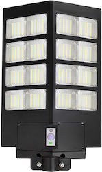 Avizar Outdoor Solar Lantern Led 13w Smart Motion Detection Ip44 Black